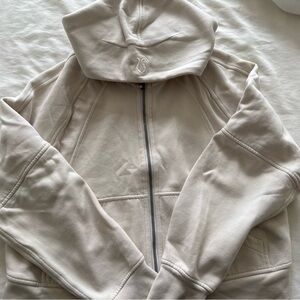 Lululemon Athletica Cream Scuba Hoodie